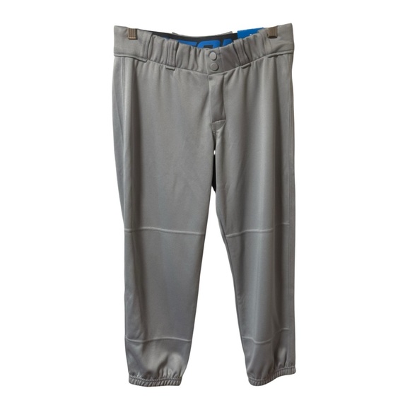 Easton Women’s Pro Elite Softball Pant Grey 28” 30” Knicker Baseball Pant Medium - Picture 3 of 11